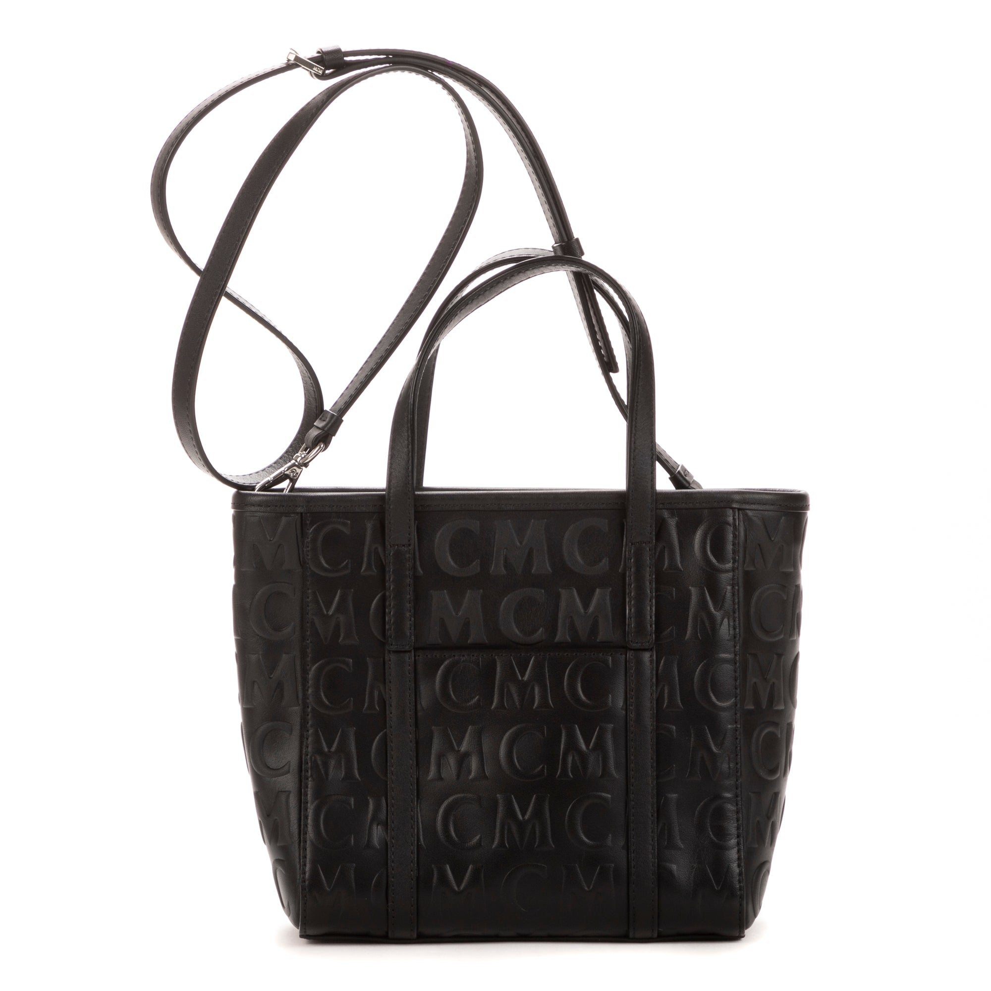 Handbag Mini Tote Black Visetos Coated Canvas