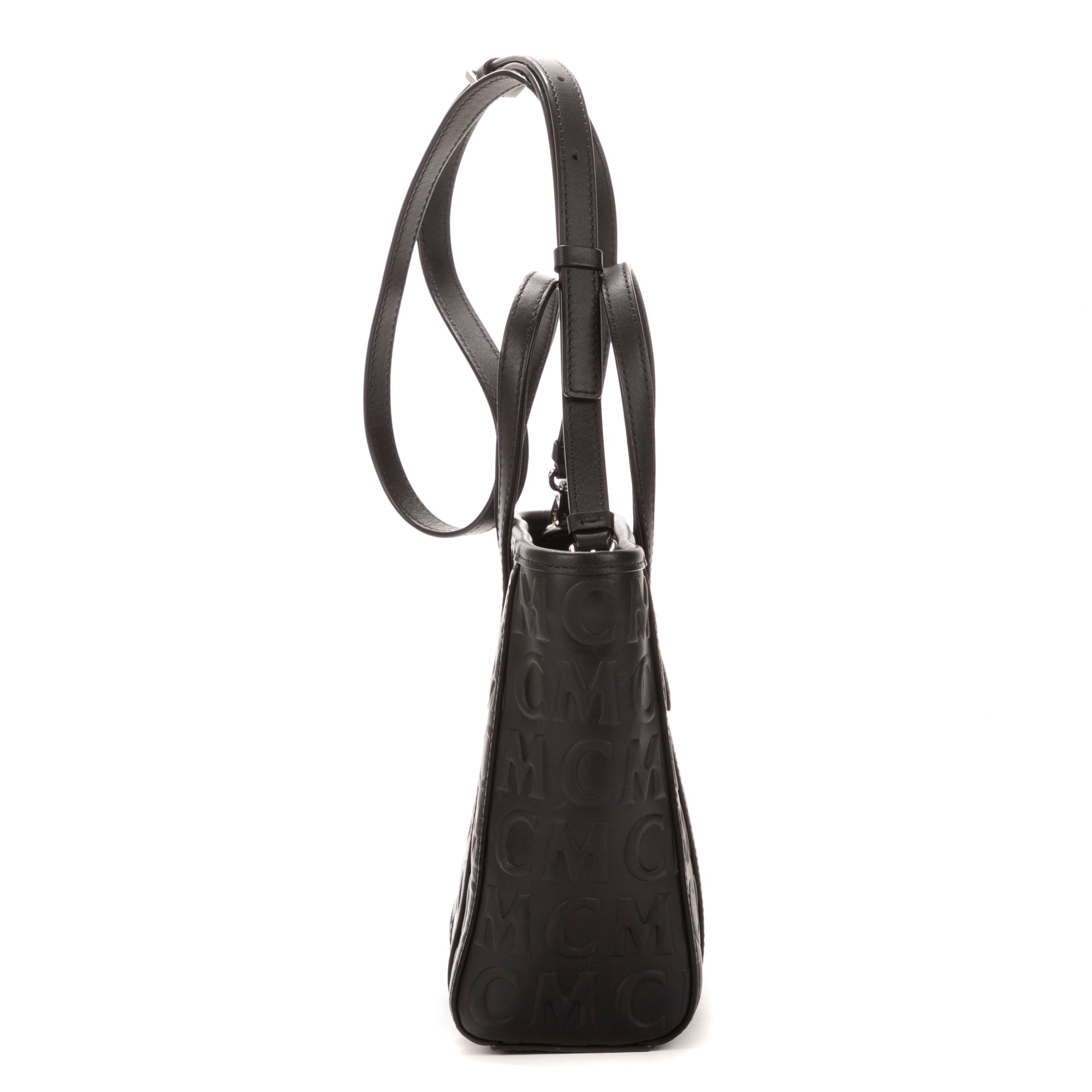 Handbag Mini Tote Black Visetos Coated Canvas