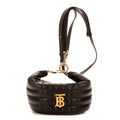 Bolso de Hombro Lola de Piel de Becerro Negra