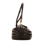 Bolso de Hombro Lola de Piel de Becerro Negra