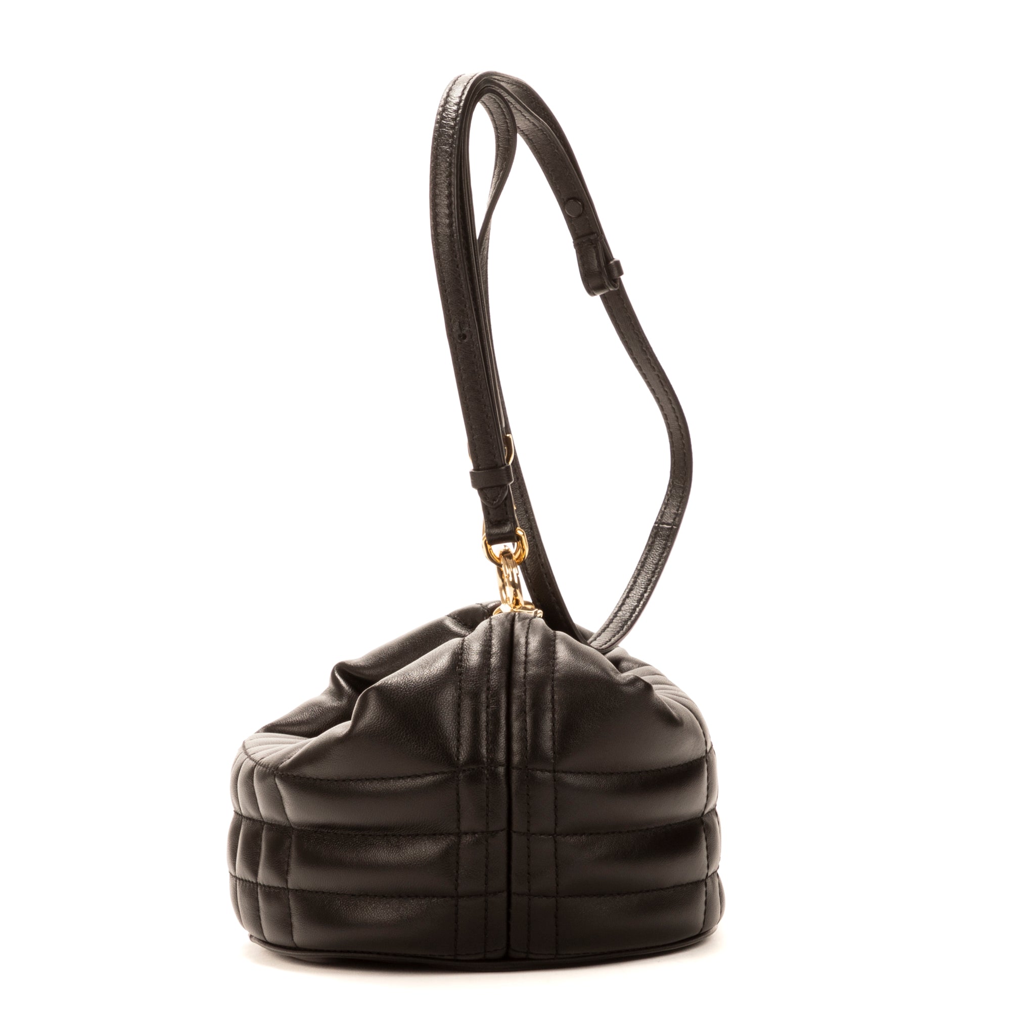 Shoulder Bag Lola Black Calfskin Leather