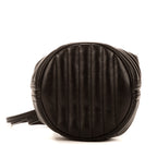 Bolso de Hombro Lola de Piel de Becerro Negra