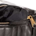 Shoulder Bag Lola Black Calfskin Leather