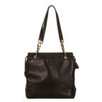 Shoulder Bag Triple Coco Tote Black Caviar Leather