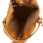 Shoulder Bag Rucksack Brown Check