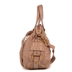 Sac bandoulière Sac Rive Gauch en cuir Rose Ostriche