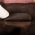 Sac bandoulière Sac Rive Gauch en cuir Rose Ostriche