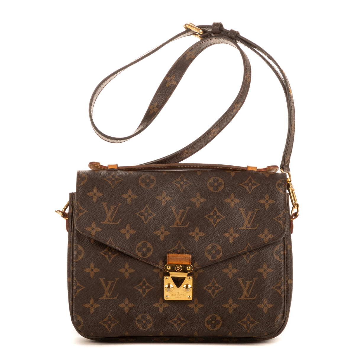 Shoulder Bag Pochette Metis Brown Monogram Canvas