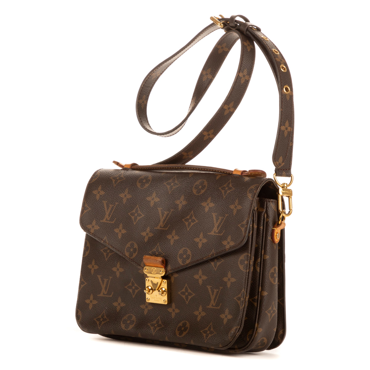 Shoulder Bag Pochette Metis Brown Monogram Canvas