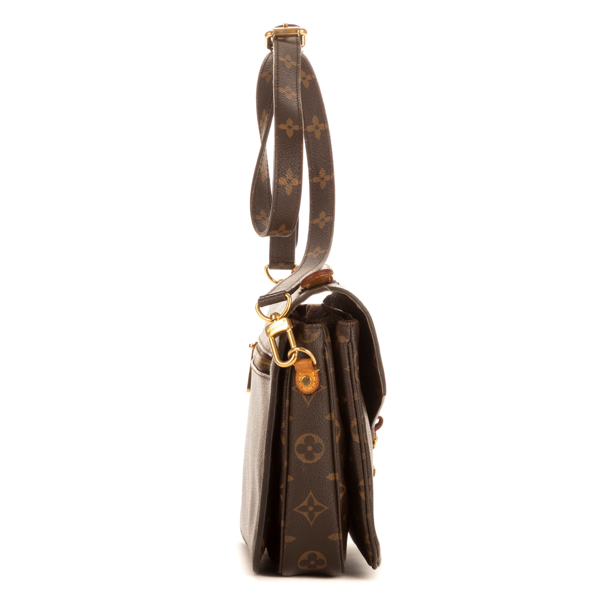 Shoulder Bag Pochette Metis Brown Monogram Canvas