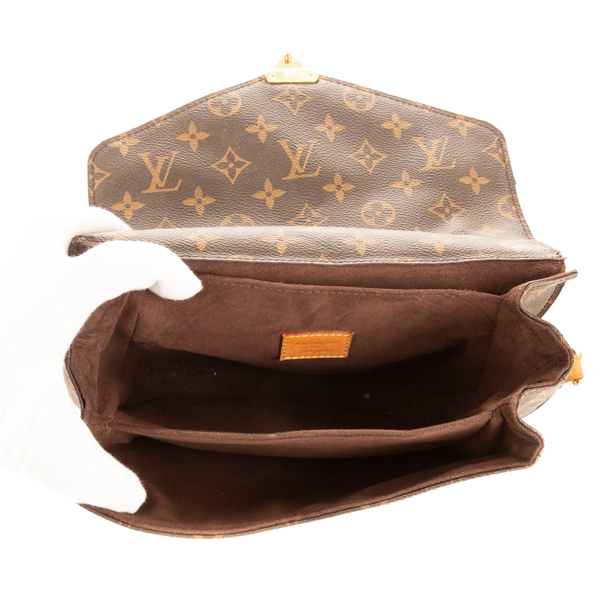 Shoulder Bag Pochette Metis Brown Monogram Canvas