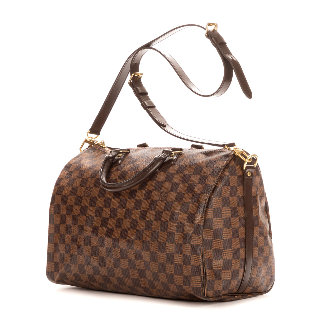 Bolso Speedy Bandouliere 35 Marrón Damier Ebene