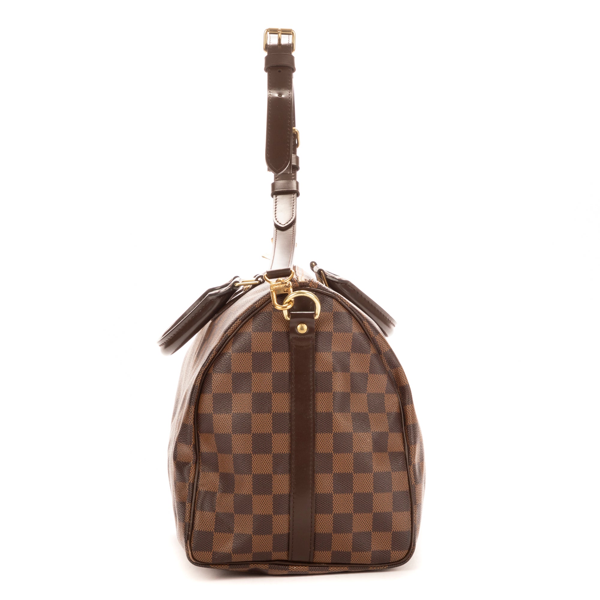 Bolso Speedy Bandouliere 35 Marrón Damier Ebene