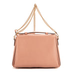 Bolso de hombro Interlocking G Piel de vaca rosa
