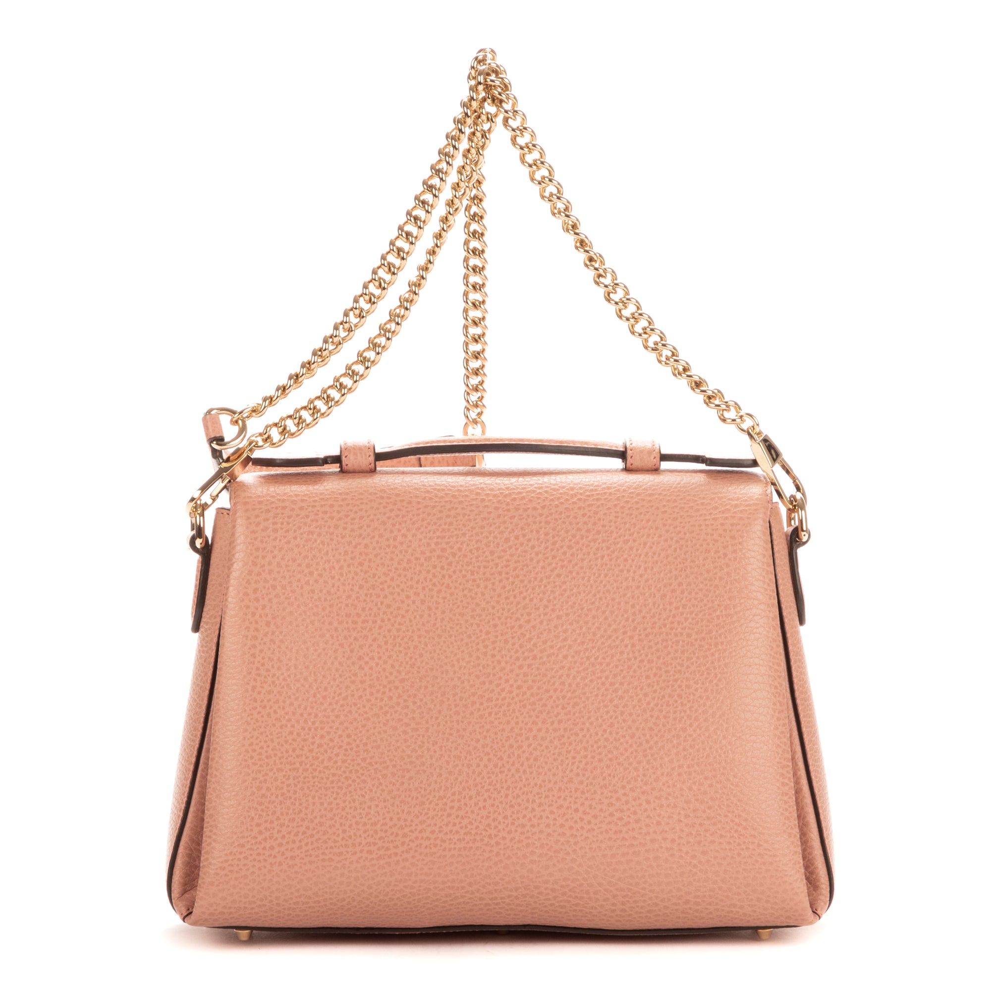Bolso de hombro Interlocking G Piel de vaca rosa