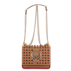 Sac Bandoulière Kan I en Cuir de Veau Beige