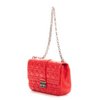 Bolso de hombro Miss Dior de piel Cannage rosa