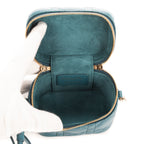 Bolso de mano Micro Lady Dior Vanity Case piel Ocean Cannage