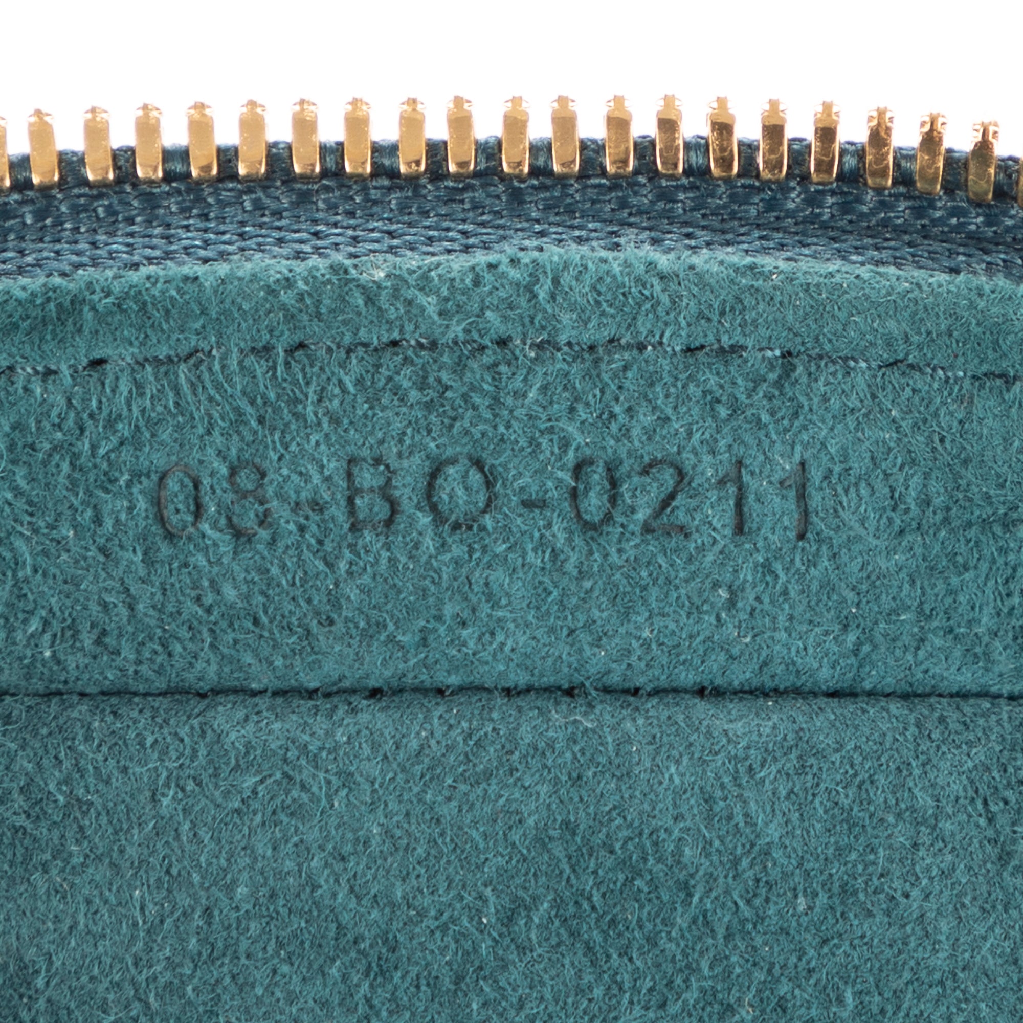 Bolso de mano Micro Lady Dior Vanity Case piel Ocean Cannage