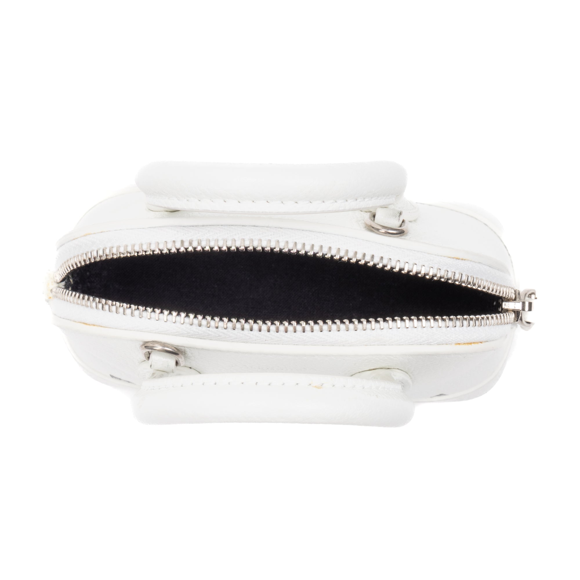 Handbag Mini Ville Top Handle Crossbody White Calfskin leather