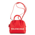 Bolso de mano XXS Ville de piel de becerro roja