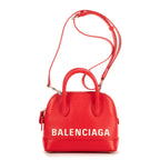 Bolso de mano XXS Ville de piel de becerro roja