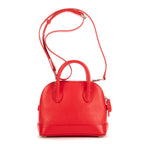 Bolso de mano XXS Ville de piel de becerro roja