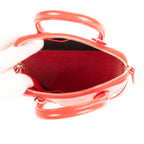 Bolso de mano XXS Ville de piel de becerro roja