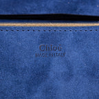 Shoulder Bag Drew Blue Calfskin/ Suede leather