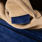 Shoulder Bag Drew Blue Calfskin/ Suede leather