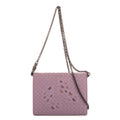 Bandolera Ed. Ltda. Ayers Butterfly WOC Piel intrecciato lila