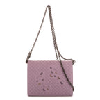 Bandolera Ed. Ltda. Ayers Butterfly WOC Piel intrecciato lila