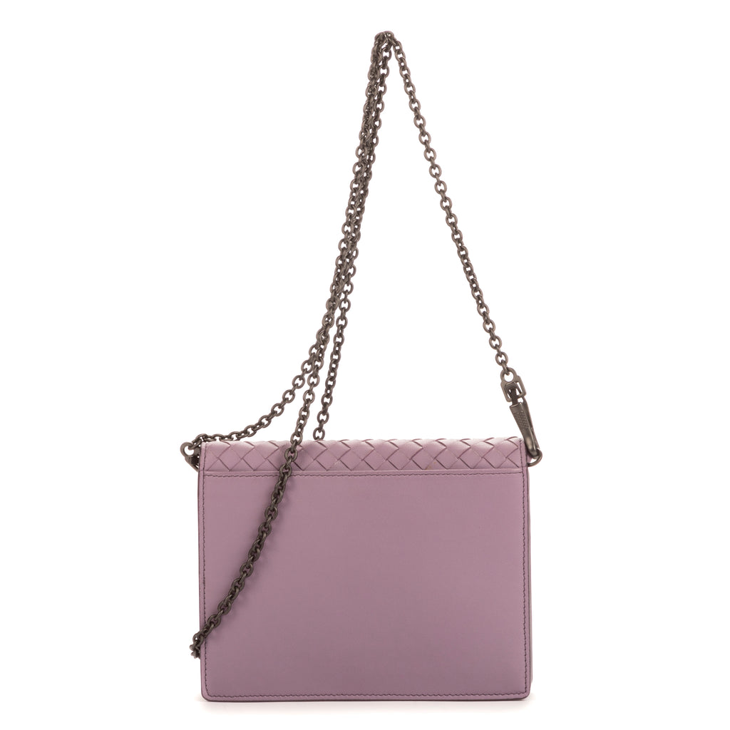 Bandolera Ed. Ltda. Ayers Butterfly WOC Piel intrecciato lila