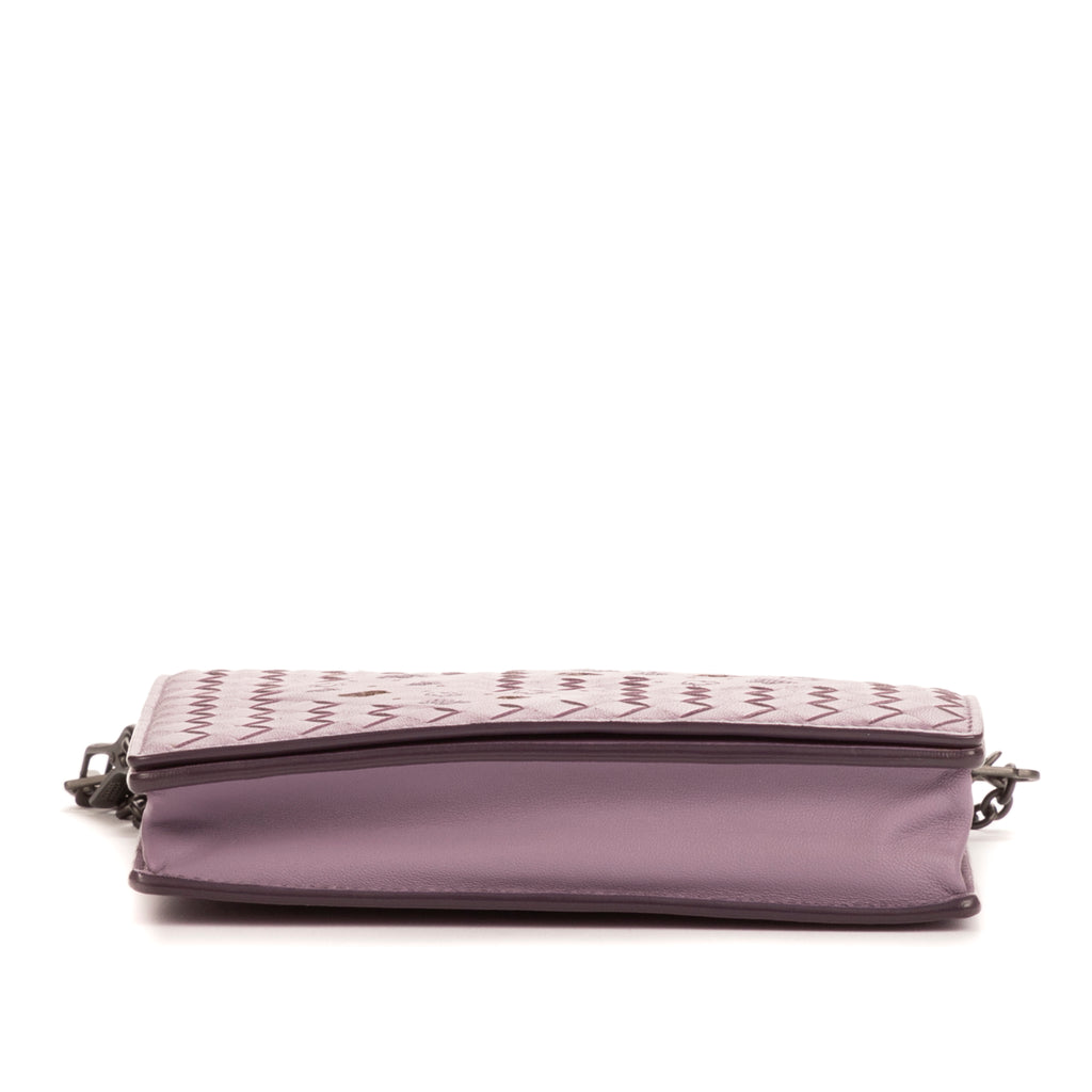 Bandolera Ed. Ltda. Ayers Butterfly WOC Piel intrecciato lila