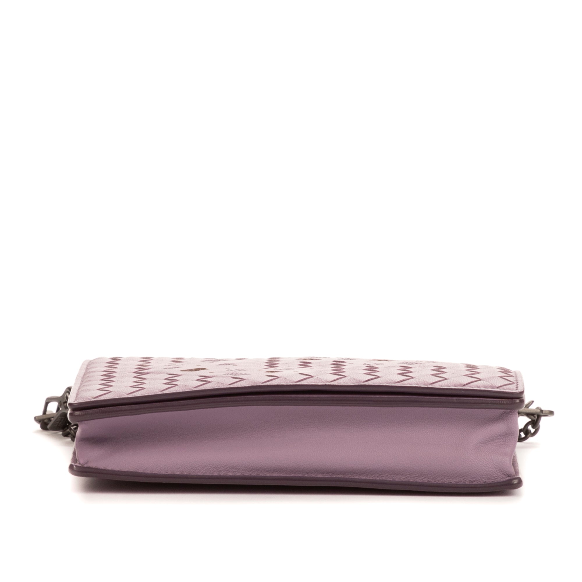 Bandolera Ed. Ltda. Ayers Butterfly WOC Piel intrecciato lila