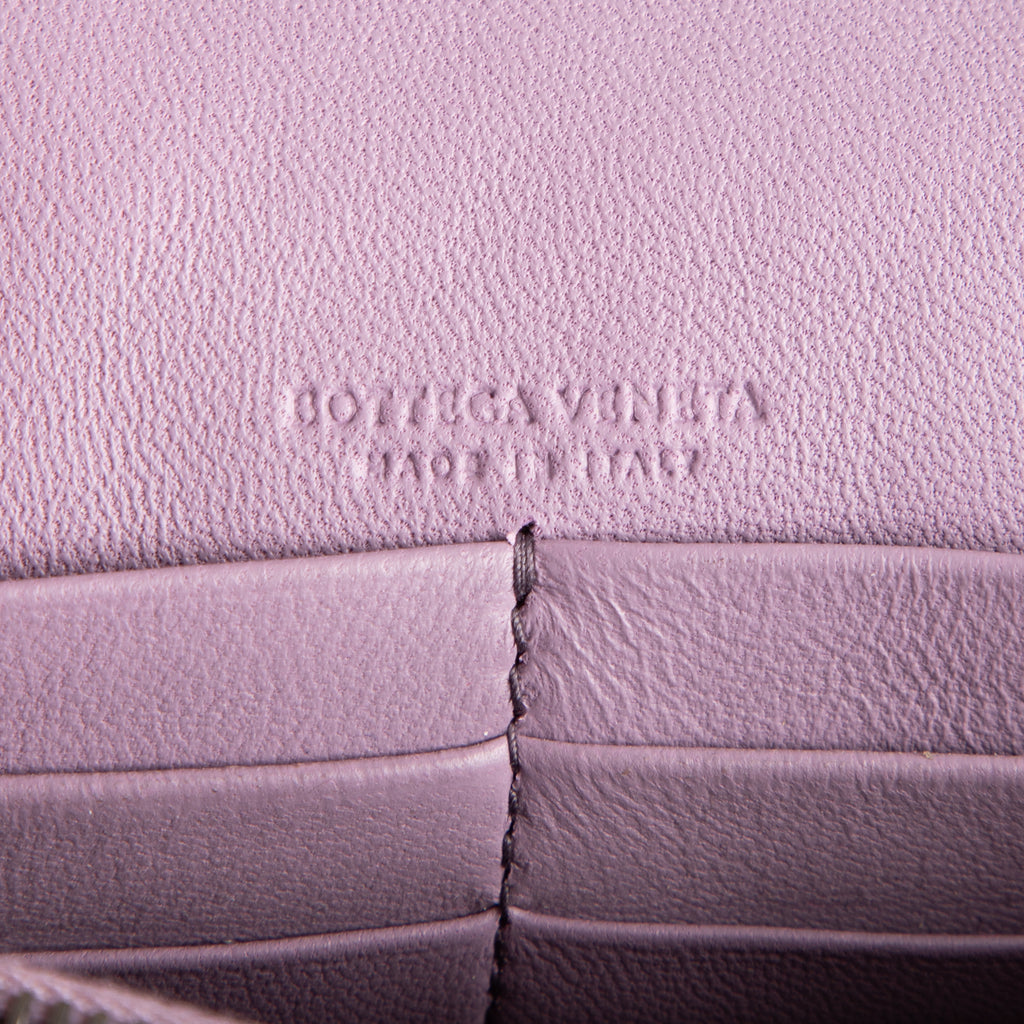 Shoulder Bag Ltd Ed. Ayers Butterfly WOC Lilac Intrecciato leather