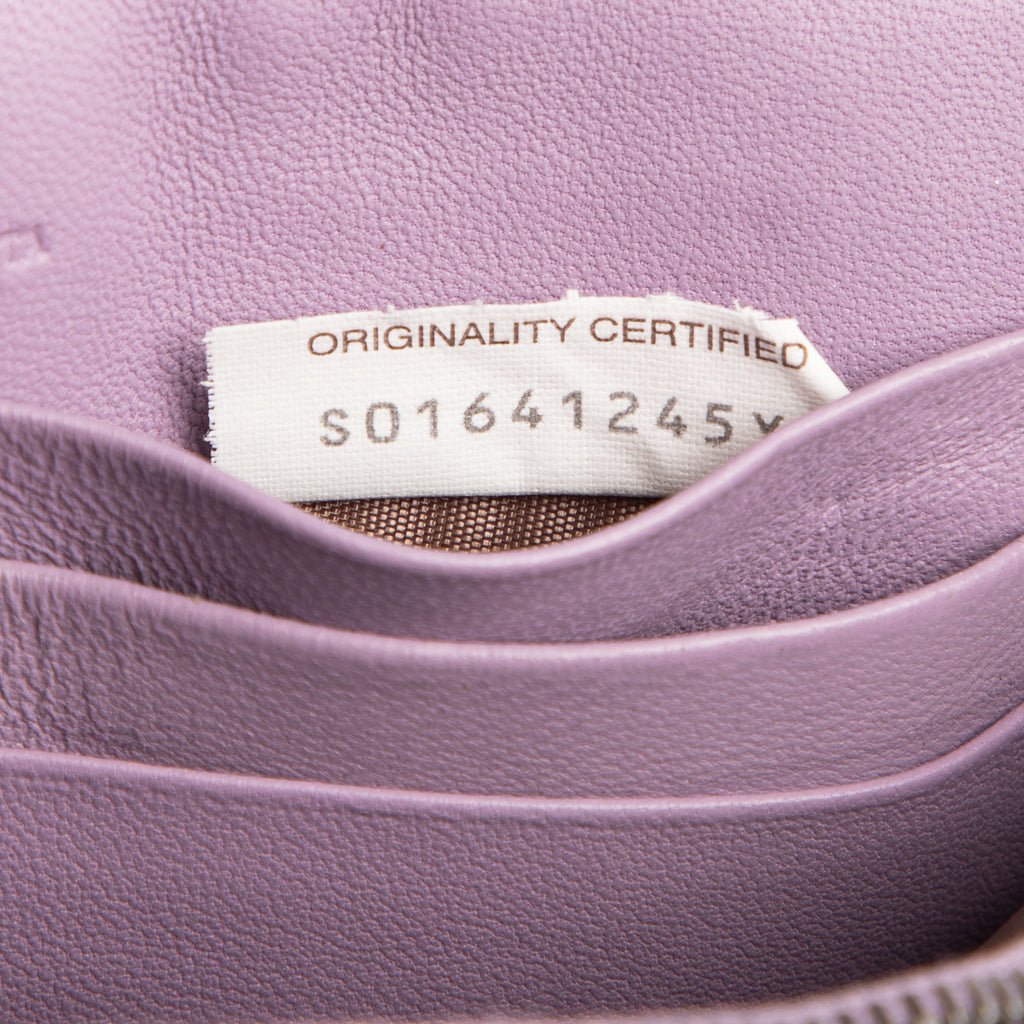 Shoulder Bag Ltd Ed. Ayers Butterfly WOC Lilac Intrecciato leather