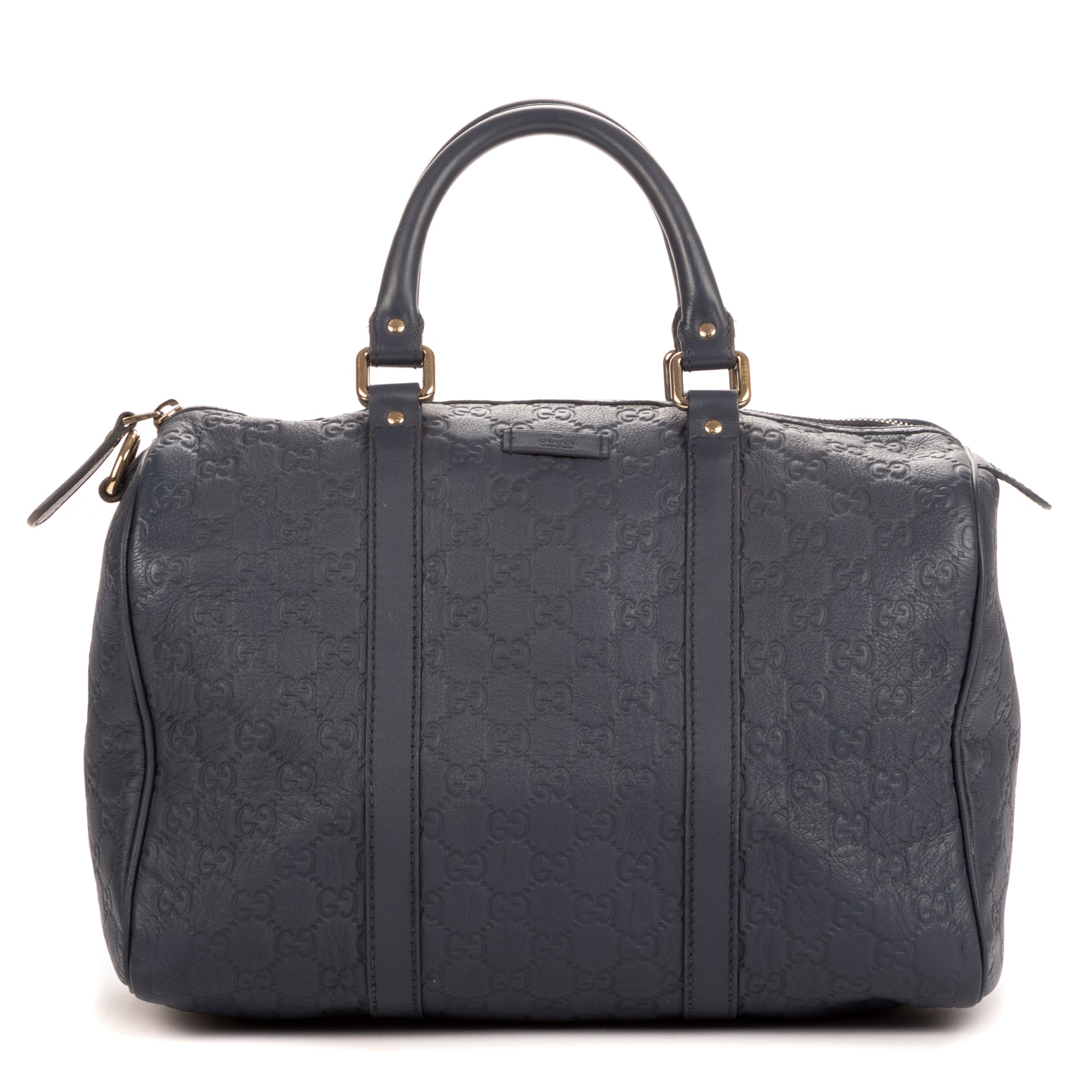 Handbag Boston Cobalt Guccissima Calfskin