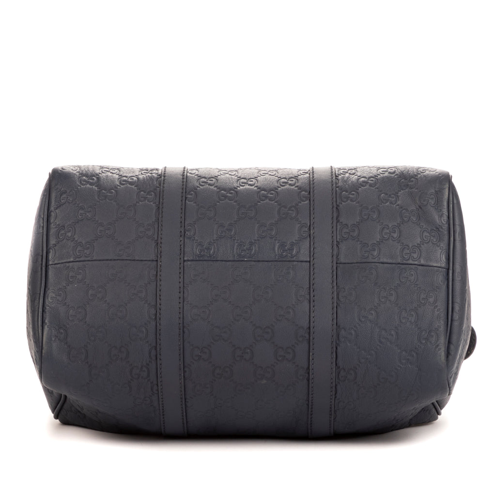 Handbag Boston Cobalt Guccissima Calfskin