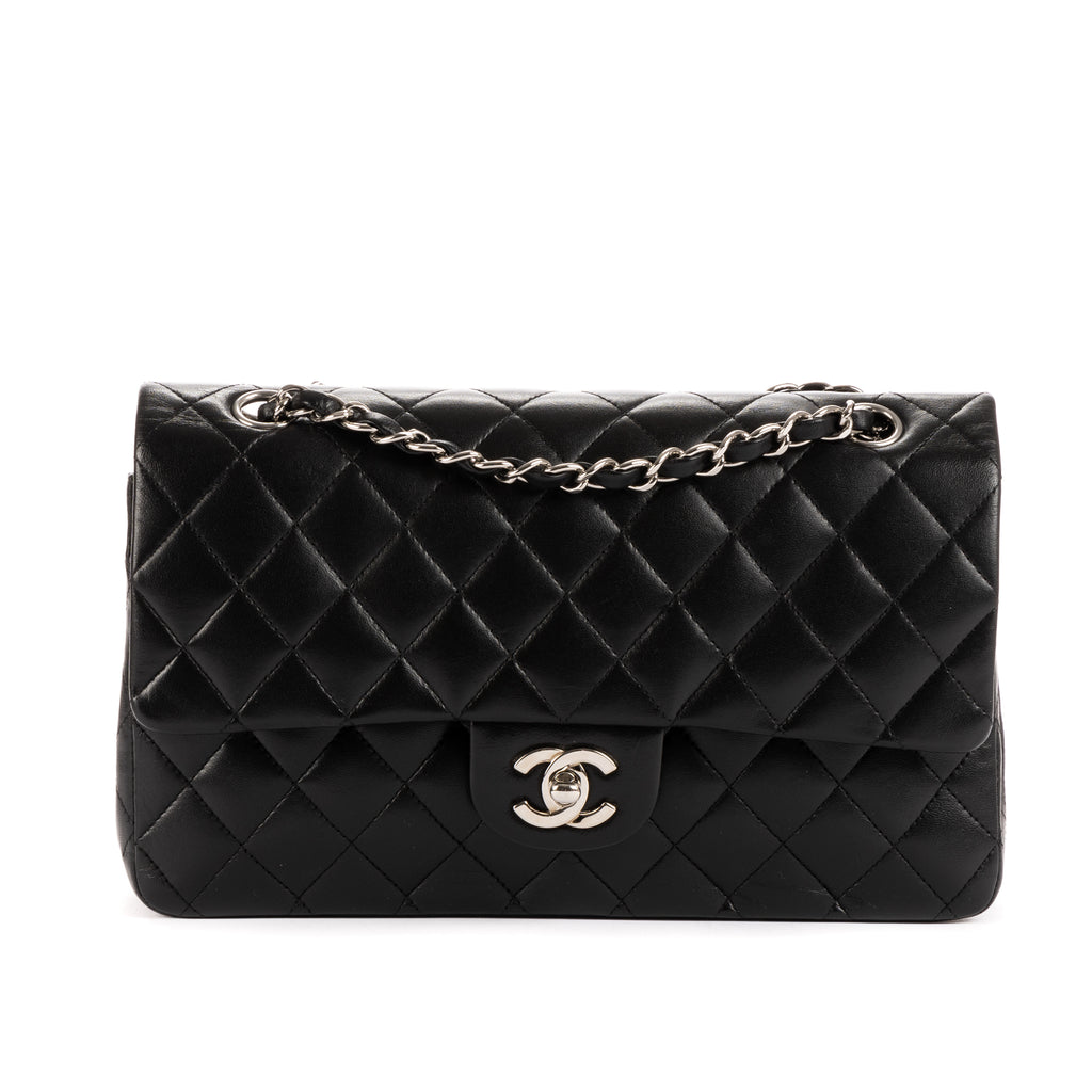 Shoulder Bag Classic Double Flap Black Calfskin leather