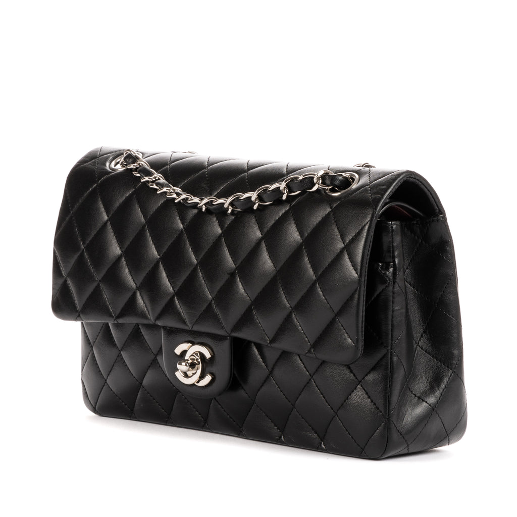 Shoulder Bag Classic Double Flap Black Calfskin leather