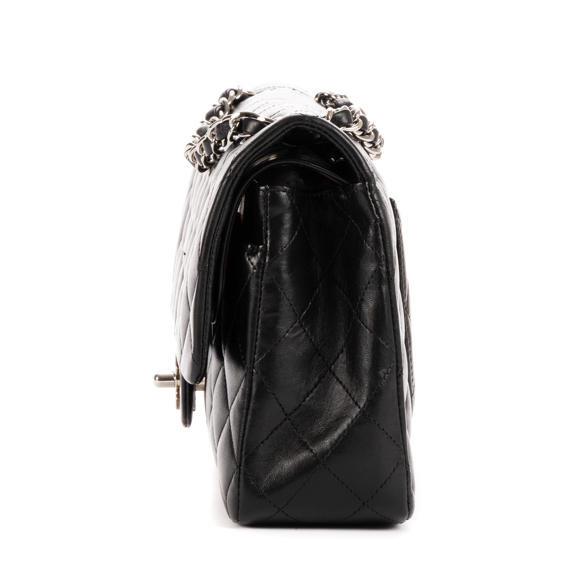 Shoulder Bag Classic Double Flap Black Calfskin leather