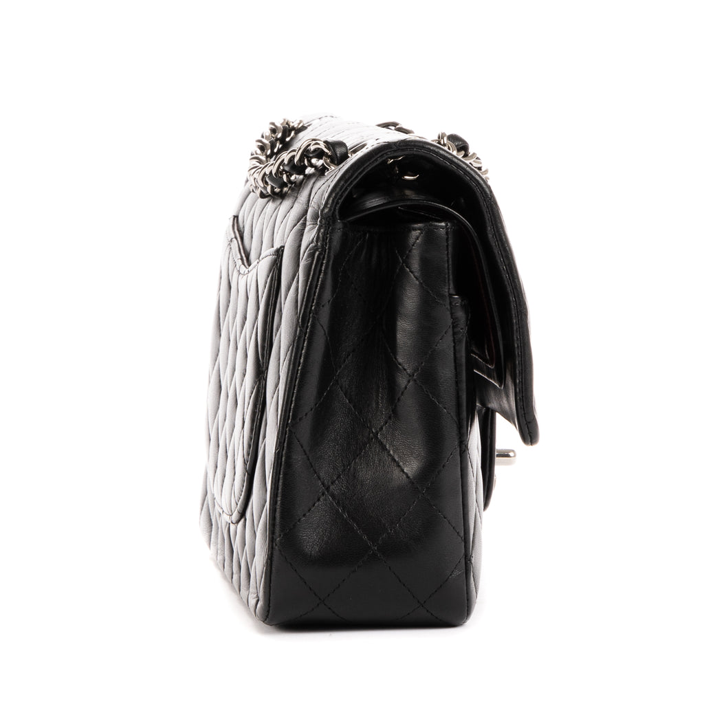 Shoulder Bag Classic Double Flap Black Calfskin leather