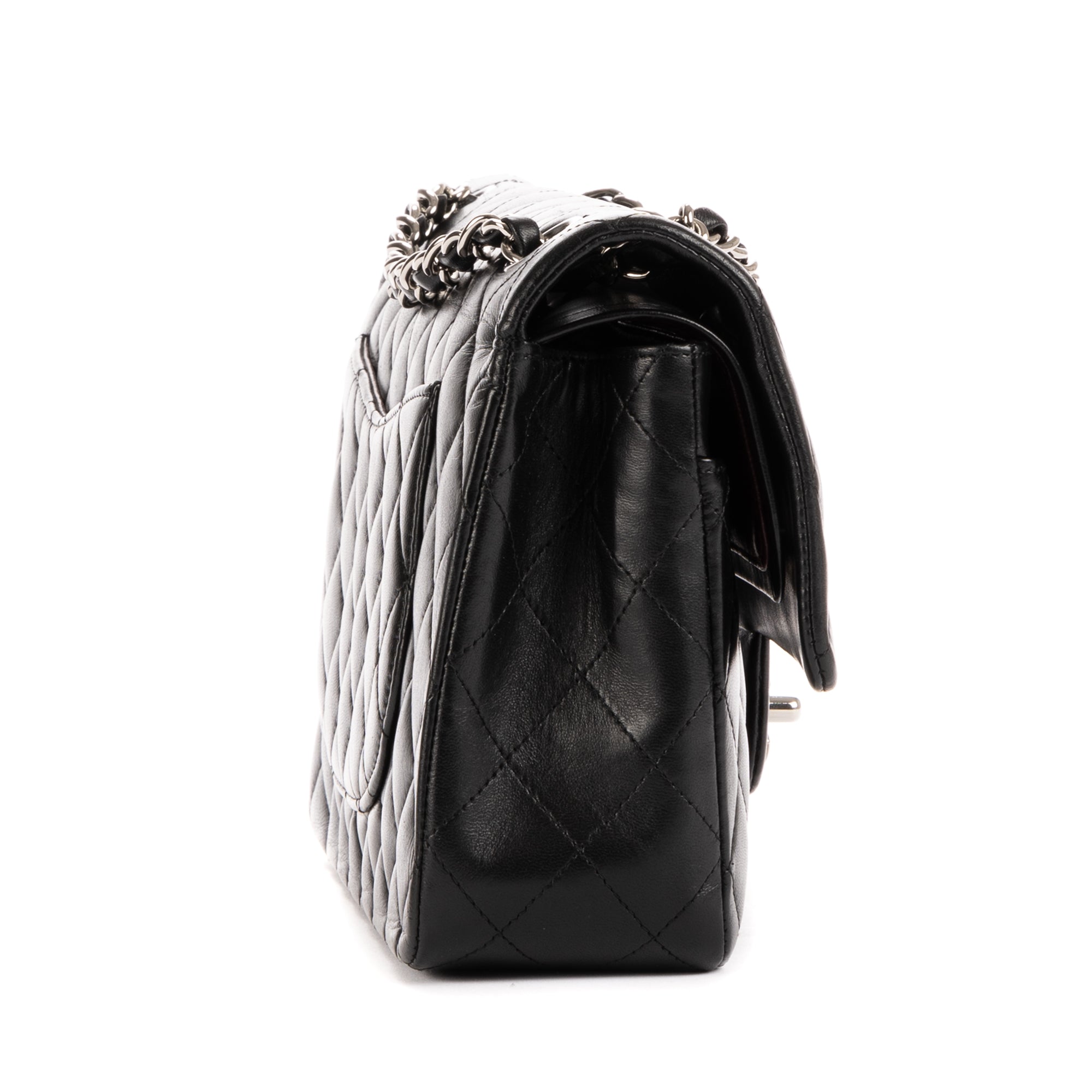 Shoulder Bag Classic Double Flap Black Calfskin leather