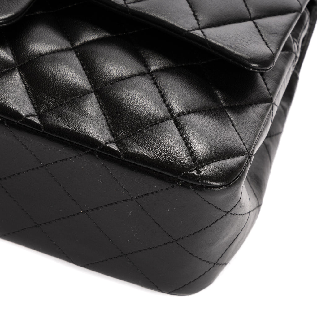 Shoulder Bag Classic Double Flap Black Calfskin leather