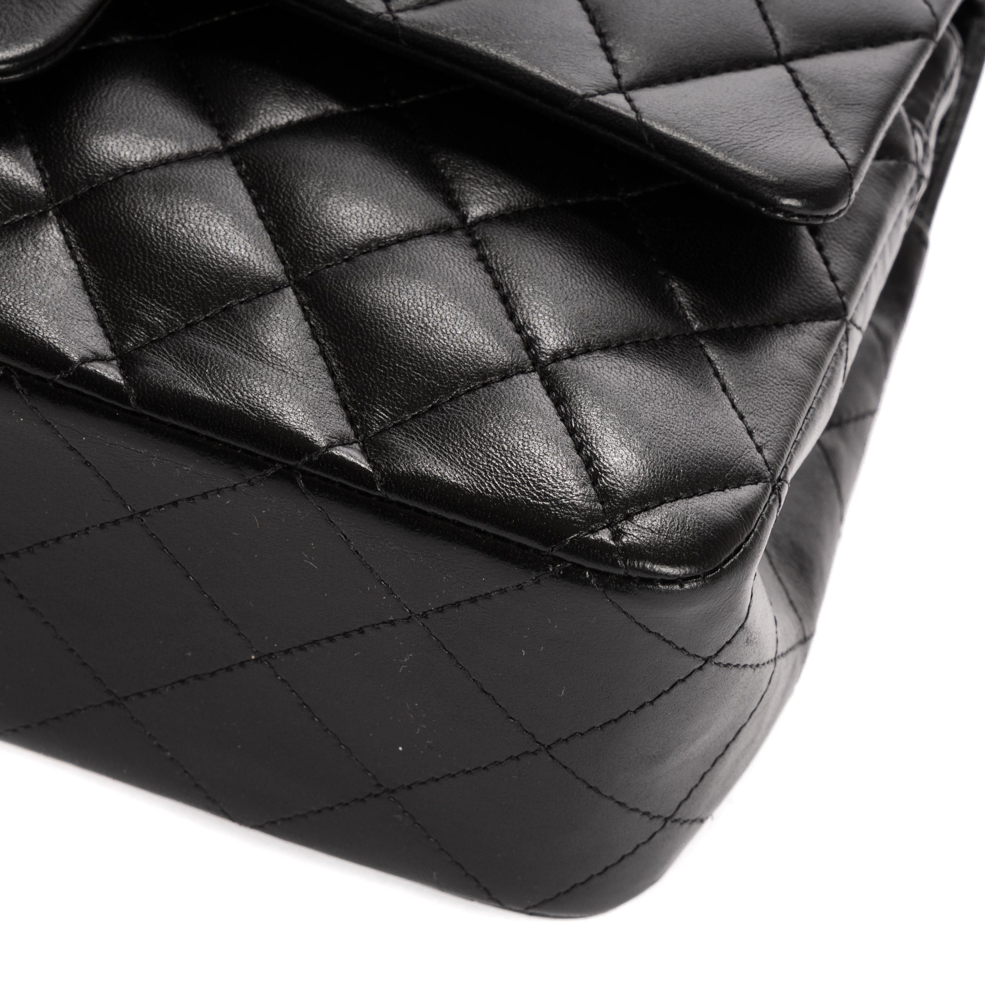 Shoulder Bag Classic Double Flap Black Calfskin leather