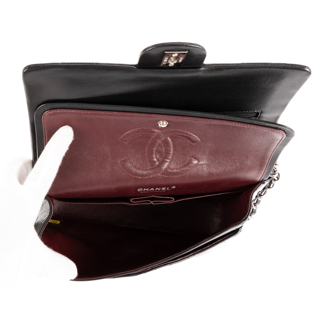 Shoulder Bag Classic Double Flap Black Calfskin leather