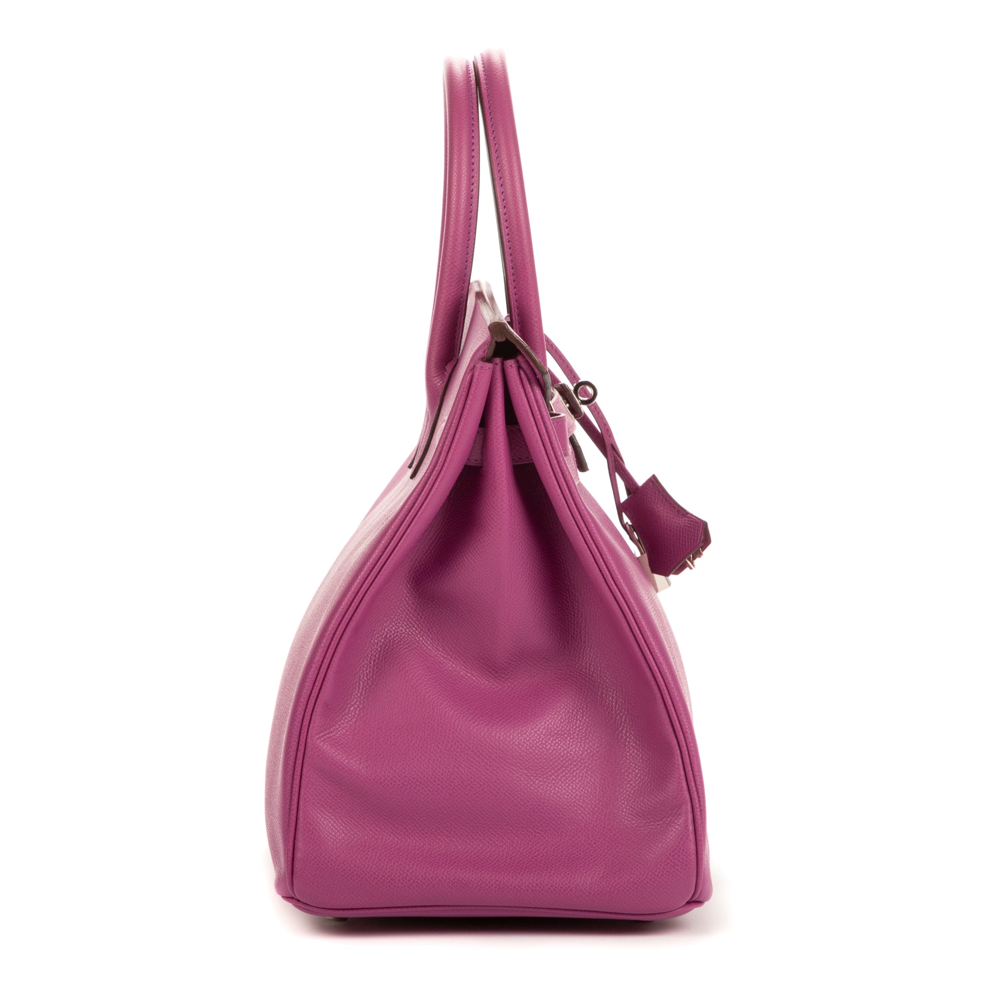 Handbag Birkin 35 Cyclamen Epsom