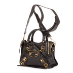 Sac à main Édition Limitée Edge Mini Cuir de veau noir