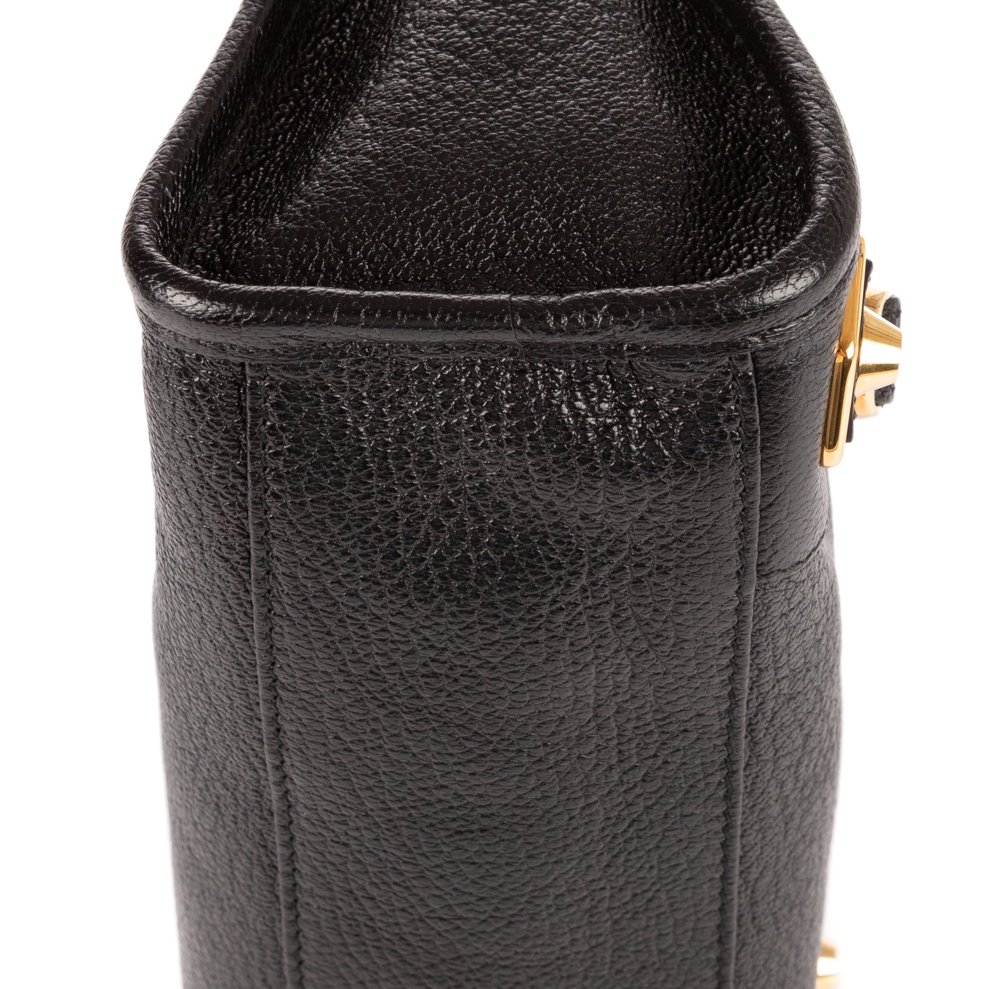 Sac à main Édition Limitée Edge Mini Cuir de veau noir